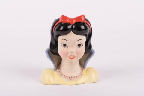 1960s Snow White Ceramic Bust Vase - ID: unk00057snow Disneyana