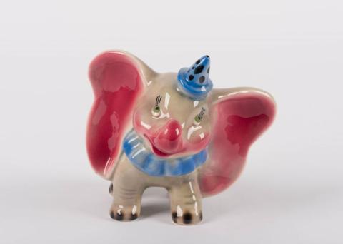 1940s Dumbo Green-Eyed Australian Ceramic Figurine - ID: unk0007 Disneyana