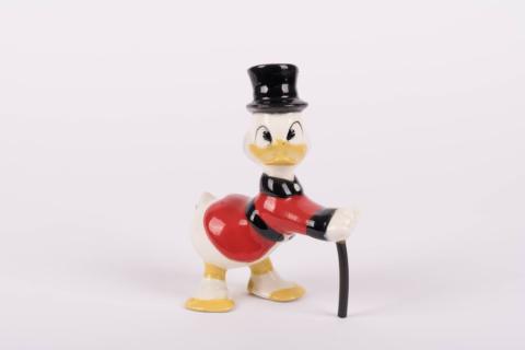 1960s Scrooge McDuck Ceramic Figurine - ID: unk00077scr Disneyana