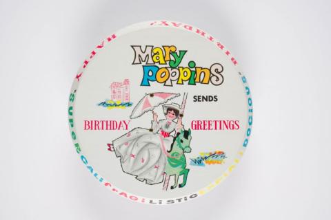 Mary Poppins Birthday Cake Stand with Original Box - ID: unk0025mary Disneyana