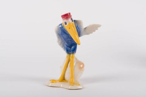 Dumbo Mr. Stork Ceramic Figurine by Vernon Kilns - ID: vernon0005stork Disneyana