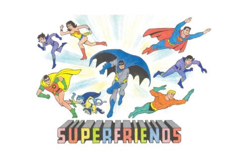 Super Friends Main Title Limited Edition by Bob Singer - ID: BS0006P Bob Singer