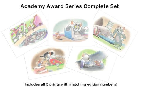 Set of (5) Tom and Jerry Limited Editions by Bob Singer - ID: BS0015P Bob Singer