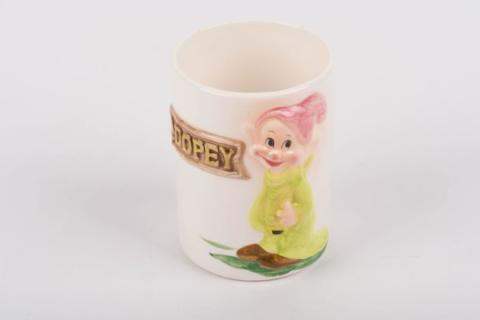 Snow White and the Seven Dwarfs Dopey Ceramic Cup - ID: apr22227 Disneyana