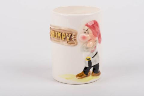 Snow White and the Seven Dwarfs Grumpy Ceramic Cup - ID: apr22229 Disneyana