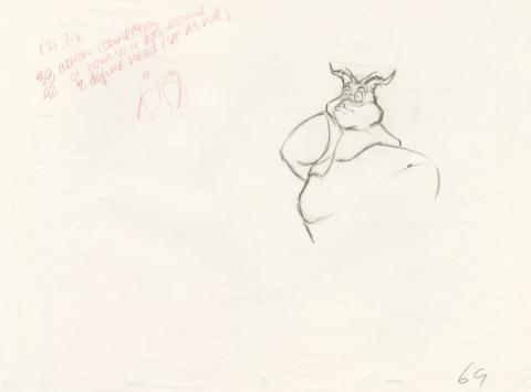 Treasure Planet Grewnge Production Drawing - ID: apr22258 Walt Disney