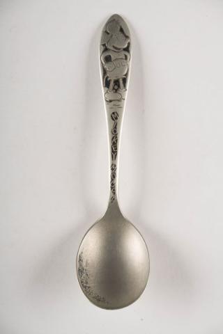 1930s Mickey Mouse Vintage Children's Metal Spoon  - ID: apr22268 Disneyana