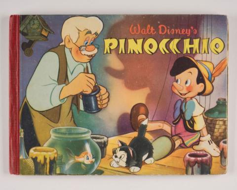 Dutch Pinocchio Stamp Storybook (c.1940s) - ID: apr23236 Disneyana