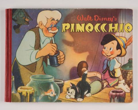 Dutch Pinocchio Stamp Storybook (c.1940s) - ID: apr23237 Disneyana
