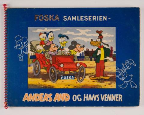 Dutch Donald Duck and His Friends Stamp Storybook (c.1950s) - ID: apr23252 Disneyana