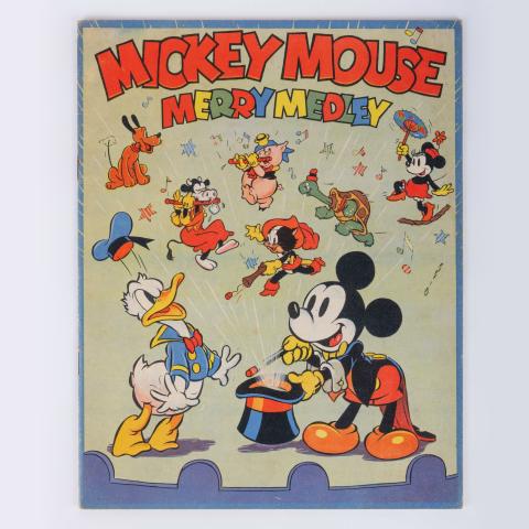 Disney Mickey Mouse Merry Medley Book (1938) - ID: apr23299 Disneyana