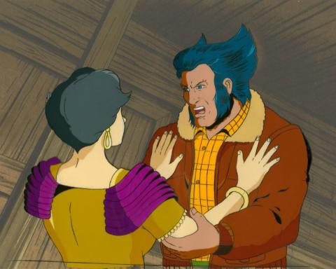 X-Men Out of the Past Part 1 Wolverine & Yuriko Oyama Production Cel  - ID: apr23355 Marvel