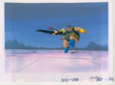 X-Men A Rogue's Tale Ms.Marvel and Blob Production Cel  - ID: apr23378 Marvel