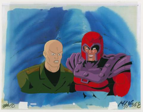 X-Men Whatever It Takes Magneto and Professor X Production Cel  - ID: apr23383 Marvel
