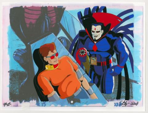 X-Men Till Death Do Us Part Cyclops and Mister Sinister Production Cel - ID: apr23385 Marvel