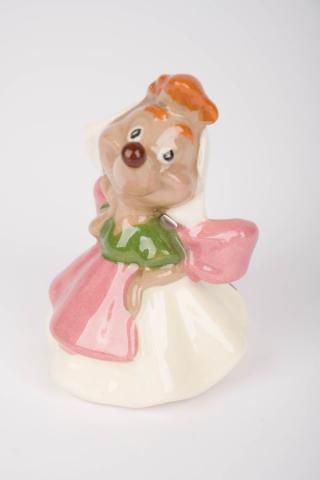Cinderella Mama Mouse Ceramic Figurine by Shaw Pottery - ID: aprshaw22007 Disneyana