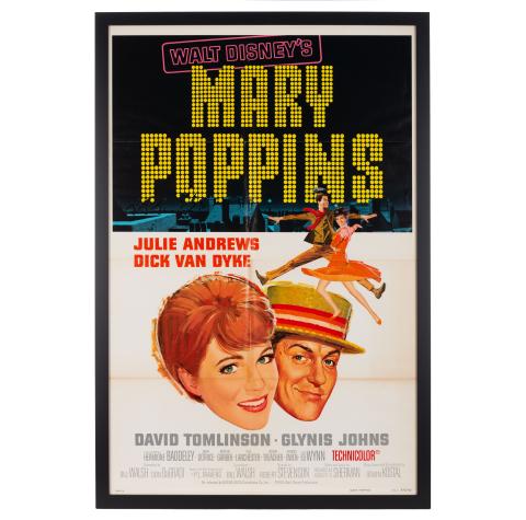 Mary Poppins One-Sheet Promotional Poster - ID: augdisneyana20129 Walt Disney