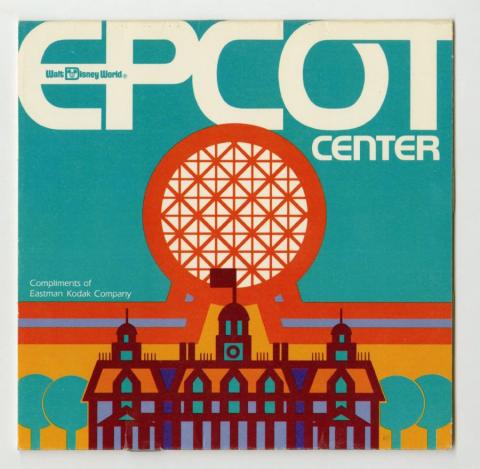 Epcot Center Guide Map by Kodak (1982) - ID: dec22067 Disneyana