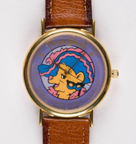 1993 Disneyland Teddy Bear and Doll Classic Wristwatch - ID: dec22234 Disneyana
