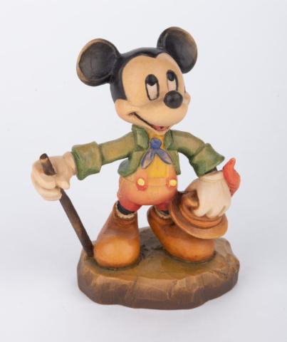 Mickey Mouse Limited Edition ANRI Wooden Sculpture - ID: dec22429 Disneyana