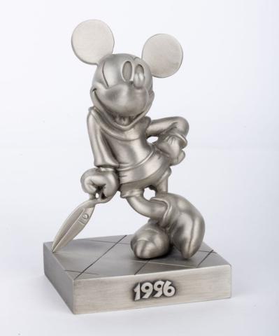 Mickey Mouise Brave Little Tailor Limited Edition Pewter Sculpture - ID: dec22441 Disneyana