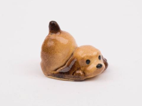 1950s Lady and the Tramp Puppy Miniature Figurine by Hagen Renaker - ID: feb23319 Disneyana
