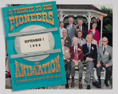 A Tribute to the Pioneers of Animation Commemorative Program (1994) - ID: feb23407 Walt Disney