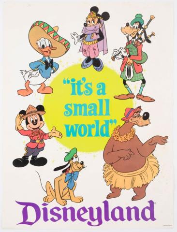 It's a Small World International Characters Poster - ID: jandisneyland22160 Disneyana