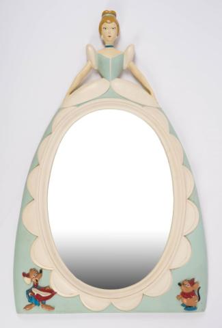 Cinderella Character Wall Mirror by Sentinel Creations (c.1970s) - ID: julcinderella21100 Disneyana