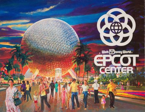 1982 EPCOT Center Pre-Opening Guidebook - ID: jun22156 Disneyana