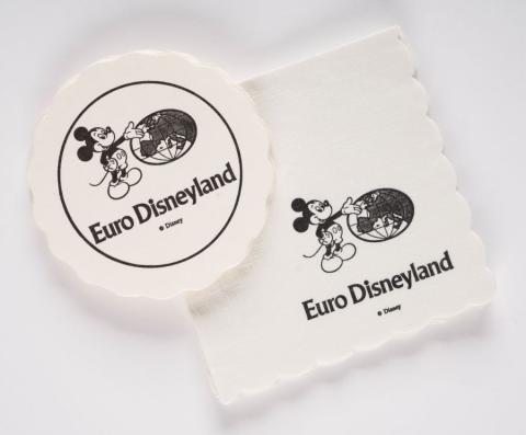 Euro Disneyland Coaster & Napkin Collection - ID: jun22174 Disneyana