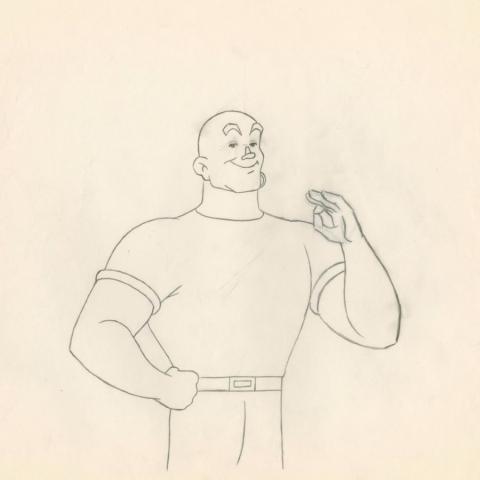 1950s Mr.Clean Commercial Production Drawing by Quartet Films - ID: jun23032 Commercial