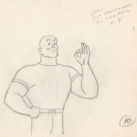 1950s Mr.Clean Commercial Production Drawing by Quartet Films - ID: jun23033 Commercial