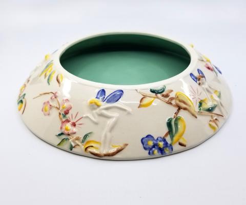 1940 Fantasia "Flower Ballet" Painted Ceramic Vase  - ID: junfantasia21359 Disneyana