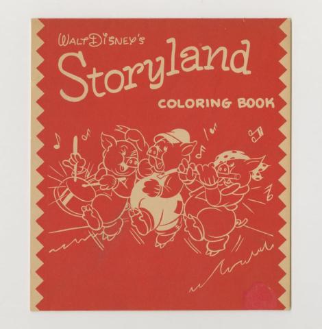 Walt Disney's Storyland Coloring Book (1946) - ID: mar23037 Disneyana