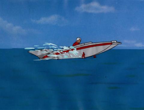 Jonny Quest Pursuit of the Po-Ho Race Bannon Production Cel - ID: mar23108 Hanna Barbera