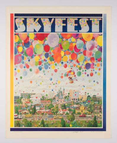 Disneyland Skyfest Charles Boyer Signed A.P. (1985) - ID: marboyer22227 Disneyana