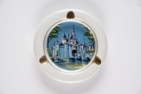 1970s Disneyland Castle Souvenir Ashtray - ID: may22006 Disneyana