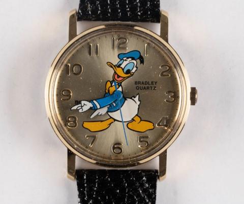 Commemorative Donald Duck 50th Birthday Watch by Bradley - ID: may22011 Disneyana