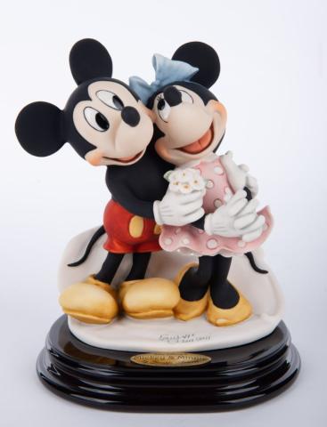Mickey and Minnie Mouse 75th Birthday Statuette by Giuseppe Armani - ID: nov22198 Disneyana