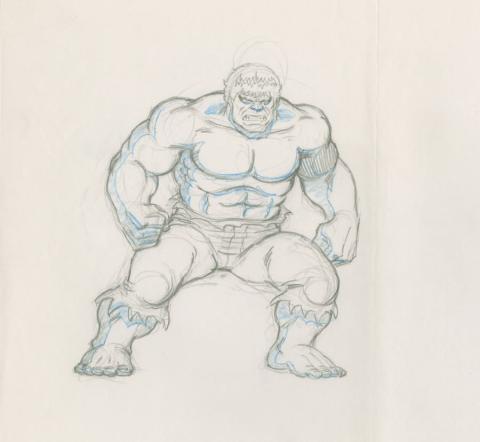 1982 The Incredible Hulk Production Drawing - ID: oct23024 Marvel