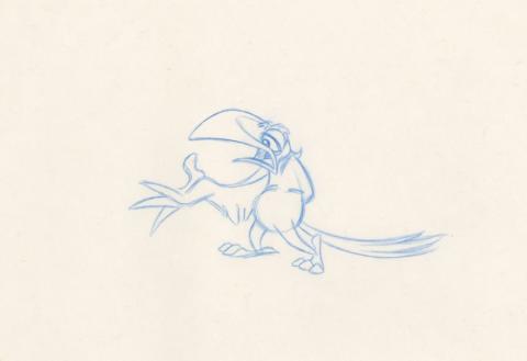 The Lion King Zazu Production Drawing - ID: oct23054 Walt Disney