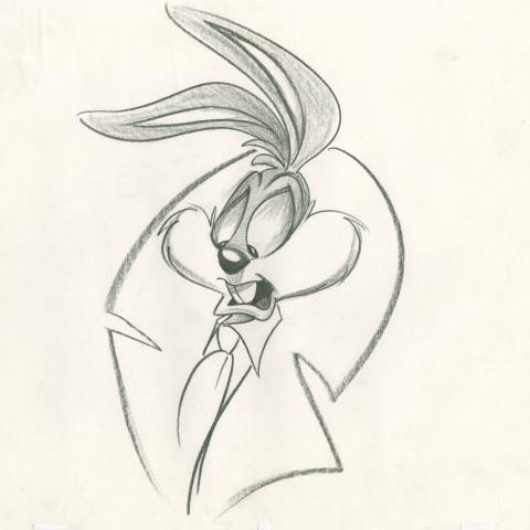 Tiny Toon Adventures Real Kids Don't Eat Broccoli Bugs Bunny Concept Drawing - ID: oct23211 Warner Bros.
