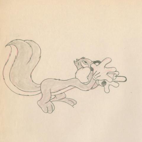 1944 Screwy Squirrel Screwball Squirrel MGM Production Drawing - ID: oct23277 MGM