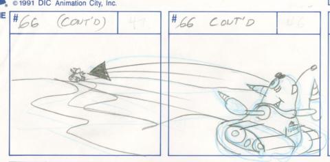 Sonic the Hedgehog High Stakes Sonic Storyboard Drawing - ID: oct23293 DiC