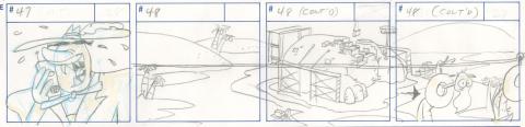 Sonic the Hedgehog High Stakes Sonic Storyboard Drawing - ID: oct23300 DiC