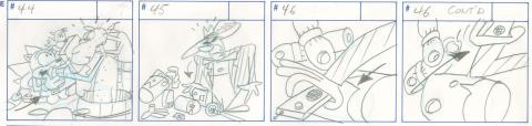 Sonic the Hedgehog High Stakes Sonic Storyboard Drawing - ID: oct23301 DiC