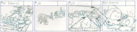 Sonic the Hedgehog High Stakes Sonic Storyboard Drawing - ID: oct23310 DiC