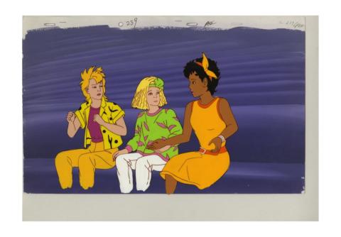JEM and the Holograms Production Cel and Background - ID: sep22011 Marvel/Sunbow
