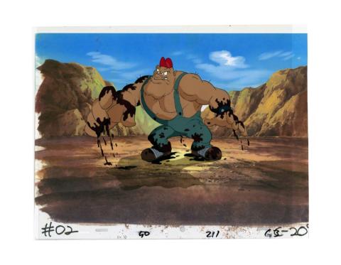 Biker Mice From Mars Greasepit Production Cel - ID: sep22081 Marvel